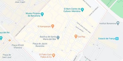 バルセロナ生まれの地図