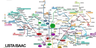 地図のバルセロナバー