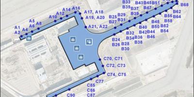 Bcn空港第1ターミナルの地図